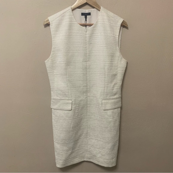 Rag & Bone Women's Roslyn Shift Dress Ivory Size 10 NWT New - Picture 2 of 11